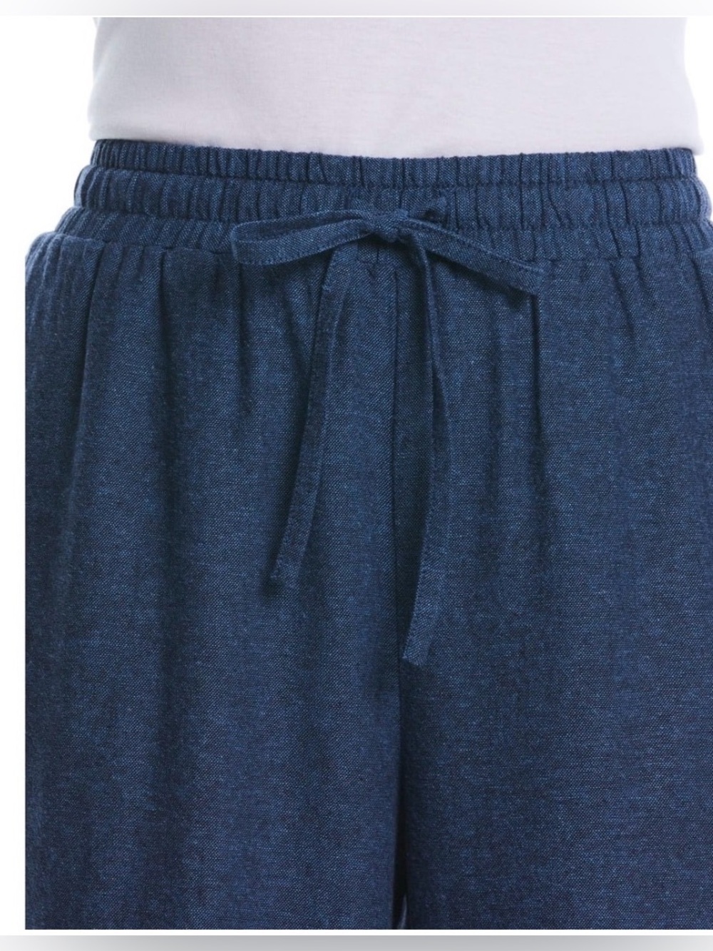 Rafaella Wide Leg Linen Blend Pants - Picture 4 of 12